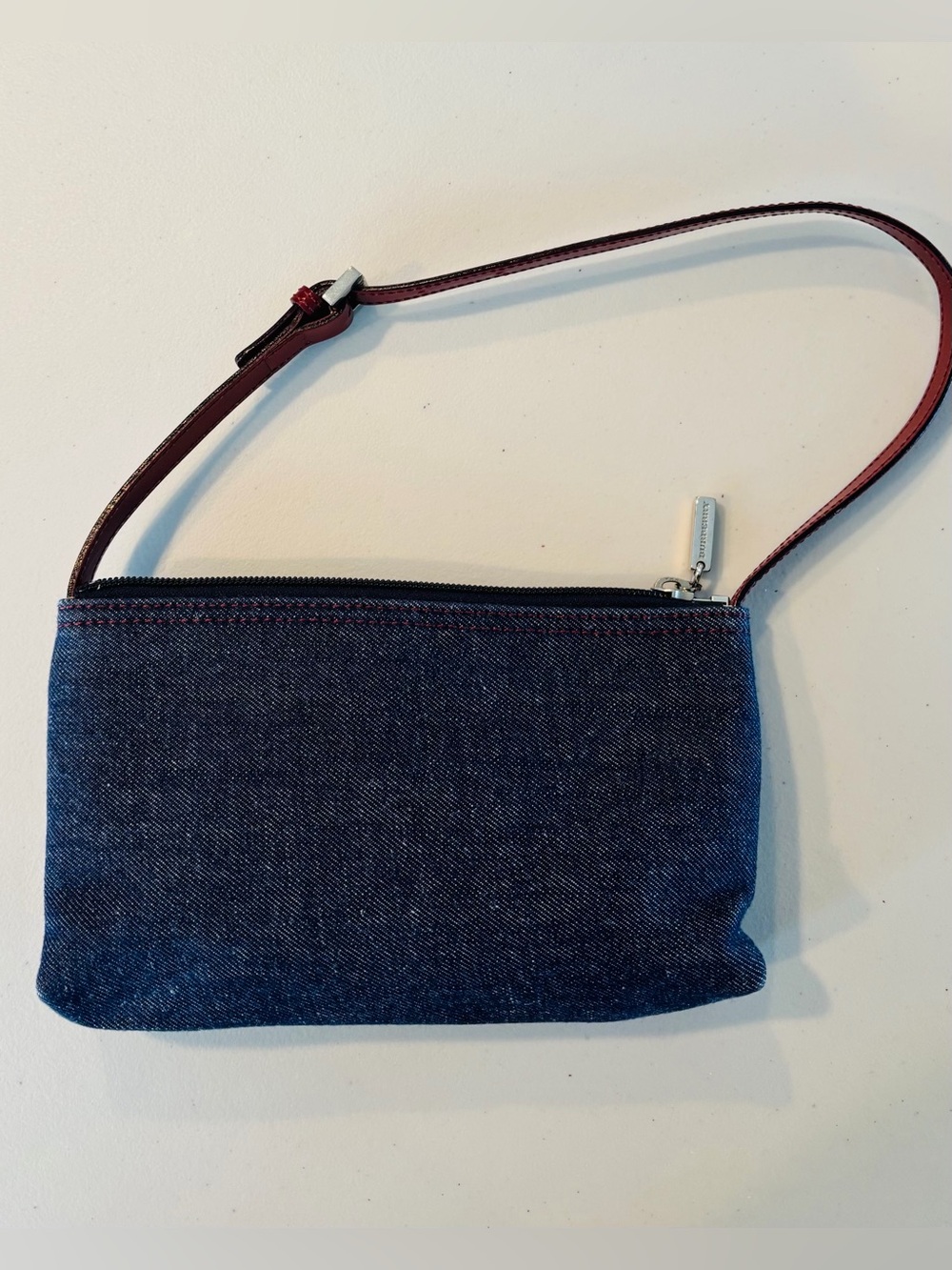 Burberry London| denim pochette shoulder handbag